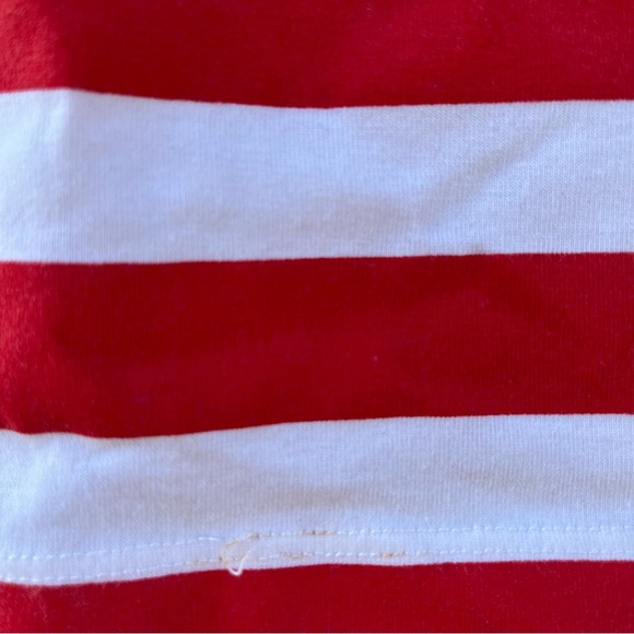 Vintage Deadstock Budweiser Flag Print Crop Tankini Swim Top - Size 9 - Picture 5 of 10